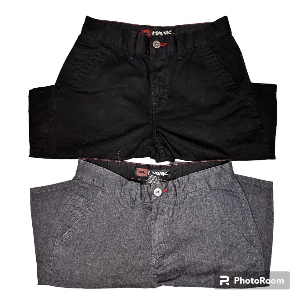 2 PAIRS TONY HAWK SHORTS Gray & Black Size 29 - Picture 7 of 7